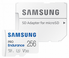 SAMSUNG PRO Endurance microSD 256GB + Adapter