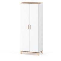 Spinta Hurtownia-Mebli, Matinė Balta, 80 cm, Skandinaviška drabužinė svetainė miegamasis loft