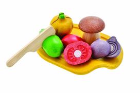 Medinis daržovių rinkinys PlanToys PT3601 Lavinamasis asorti