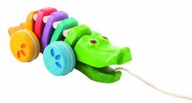 Žaislas PlanToys PT1416 Šokantis Aligatorius, Įvairiaspalvis
