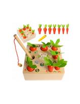 Žaidimas Montessori Žvejyba Medinis Lavinamasis Rinkinys