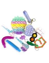 Rinkinys Fidget Pop It Antistresinis 11 Vnt.