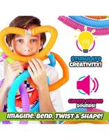 Fidget vamzdžiai RINKINYS 6 vnt. Sensorinis žaislas