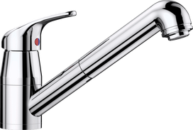 Maišytuvas su ištraukiama žarna Blanco DARAS-S-F 521752, chromas