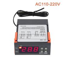 Stc-1000 Led Digital Thermostat For Incubator Temperature Controller Thermoregulator Relay Heating Cooling Dc12V 24V Ac110-220V AC110-220V