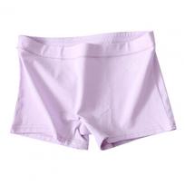 Women's Cotton Boyshort Panties Seamless Boxer Briefs Underwear Soft Slim Fit Undergarments for Daily Wear Sleep M violetinė
