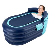 Pripučiama vonia suaugusiems 1.4m Nešiojama PVC SPA vonia Šilta Sulankstoma Vonia su pompa United States
