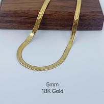 Unisex Vėrinys-chokeris su gyvatės pynimu iš nerūdijančio plieno, aukso spalvos, madingas papuošalas, dovana jai, moterims ir vyrams 40cm