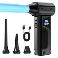 M4Pro Turbo Jet Pūstuvas - 52m/s Uragano Vėjas su 99 000 RPM Šepetėlių Neturinčiu Varikliu | 8000mAh IP54 Apsauga nuo Dulkių (Galingas oro pūstuvas)