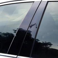 Automobilių priedai Mercedes-Benz C klasės (W203) 2001 2002 2003 2004 2005-2007 Durų Langų Stulpelių Apdailos Rinkiniai Lipdukai juoda