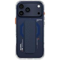 Skinarma Haxa Magnetic Charging + Grip Stand Case for iPhone 17 Pro Max, blue