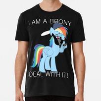 Rainbow Dash Brony Dydis S–5XL Pagaminta JAV Marškinėliai 2XL
