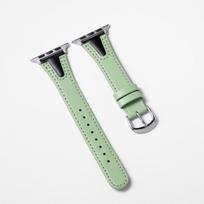 Leather Band for Apple Watch Series 11 10 9 8 7 6 5 4 SE Slim Strap for Iwatch 38mm 40mm 41mm 42mm 45mm 49mm Two color Bracelet 38-40-41MM