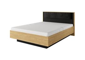 Lova Meble Laski Baltic C 160x200 cm, ruda/juoda