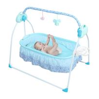 Elektrinė kūdikio lopšio sūpuoklė Automatinė sūpuojama lovytė, Kūdikio lopšys, 25 kg, 0-18 mėn. mėlyna