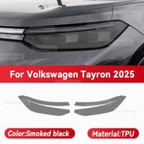 Volkswagen Tayron 2025 Automobilio priekinio žibinto dūminis juodas TPU apsauginė plėvelė Priekinio žibinto tonavimo lipdukas Priedai Smoked black