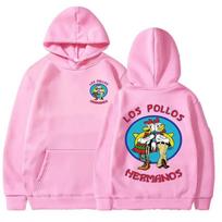 Breaking Bad Hoodie Los Pollos Hermanos Chicken Brothers Print Tracksuit Men Women Fashion Spring Autumn Fleece Loose Sweatshirt S