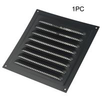 200 X 200 Mm Vėdinimo Grotelės Nerūdijančio Plieno Konstrukcija Universalus Montavimas Antracito Spalvos Lengva Montuoti