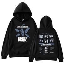 Linkin-Park Hoodis Harajuku Megztinis Viršutiniai drabužiai Vyras Moteris Džemperis Gerbėjų Dovana S
