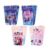 Demonų Medžiotojų vakarėlio reikmenys Saldainių dėžutė Kūdikio sutiktuvės Korėjietiška K-pop Anime Gimtadienio vakarėlio dekoracija Vaikų gimtadienio popierinės dovanų dėžutės 12pcs(1pack)