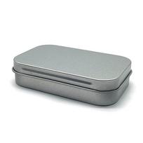 Matinis 1 vnt. Mini metalinė laikymo dėžutė su atverčiamu dangčiu, tuščia, su vyriais, geležinė dėžutė, tablečių, saldainių konteineris, papuošalų organizatorius, laikymo reikmenys 95X60X20MM sidabras