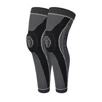 1Pcs Long Knee Compression Sleeve Arthriti Women Men Full Leg Knee Sleeve Patella Stabilizer Knee Brace Meniscus Tear S