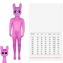 Helovino Sprunki Incredibox Suaugusiųjų Vaikų Cosplay Kostiumas Monstras Siaubo Žaidimas Kombinezonas Bodis Karnavalo Šventė Vaikų Drabužiai 110