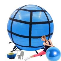 Sporto kamuolys Fitneso kamuolys su pompa Daugiafunkcinis Pilates įrangos rinkinys Treniruotėms Balansui Stabilumui Kūno centro stiprinimui Gimdymui Tempimui