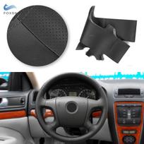 Automobilio priedai Vairo juoda perforuota odinė apdangalas Skoda Octavia Fabia 2004 - 2009 Superb Roomster 2006 2007 2008
