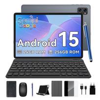 KINGRID T20 Android 16 24GB RAM 256GB ROM Planšetinis kompiuteris 10 colių 1280x 800 FHD FHD ekranas Aštuonių branduolių T606 PC planšetinis kompiuteris su klaviatūra pilka