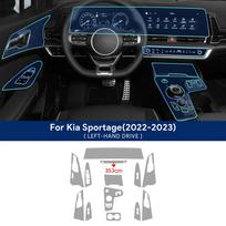 TPU Apsauginė nuo įbrėžimų Lipdukas Interjerui KIA Sportage NQ5 Automobilio Centrinės Konsolės Media Prietaisų Skydelio Navigacijos Plėvelė With tools