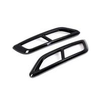 For Volkswagen Tiguan L - ABS Black Car Exhaust Muffler Decorative Cover Exhaust Pipe Cover Stickers Car Accessories juoda