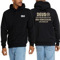 DEUS EX MACHINA Vyriški Moteriški Grafikos Spausdinti Hoodie su Raidėmis Oversize Hoody Megztinis 2025 Ruduo Y2k Megztinis su Gobtuvu Grynos Medvilnės Viršutiniai Drabužiai M