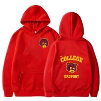 Geriausias Garsus Kanye West The College Dropout Grafikos Džemperis Su Gobtuvu Vyrams Moterims Hip Hop Rap Vintage Megztinis Vyriškas Laisvalaikio Džemperis Su Gobtuvu S