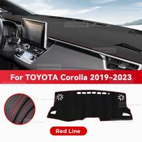 „TOYOTA Corolla 2019–2023“ automobilio prietaisų skydelio dangčio kilimėlis, skirtas nuo saulės, vengiant lengvų kilimėlių, skirtų prietaisų skydelio apsaugai nuo kilimėlių, priedų. Artificial Leather&Left Rudder