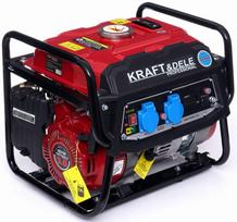 Benzininis elektros generatorius Kraft & Dele KD150, 1500W 12V/230V