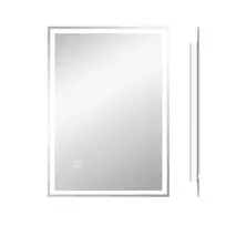 Vonios veidrodis su LED 70x50cm, be rūko, su jutikliniu jungikliu IP44