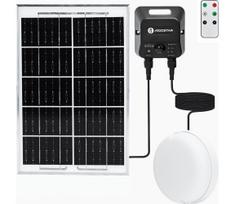 Aigostar - LED saulės lubų šviestuvas su jutikliu LED/3,7V 6000 mAh IP65 + nuotolinio valdymo pultas