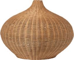Ferm Living Šviestuvo gaubtas pakabinamam šviestuvui Belly, rotango, 54 cm