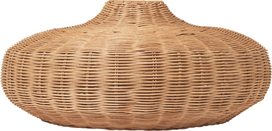 Ferm Living Šviestuvo gaubtas Disc, rotango, 49,5 cm