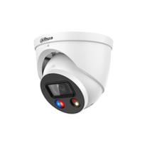 IP kamera Dahua Dome IPC-HDW3549H-AS-PV 2.8mm (Juoda, 5MP, 97°, IR LED 50m, LED apšvietimas, integruotas garsiakalbis ir sirena, IP67)