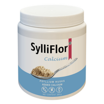 Sylliflor gysločių luobelių skaidulos su kalciu