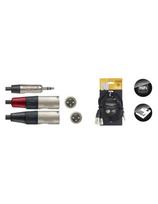 Laidas Stagg mini jack male - 2x XLR male (3m)