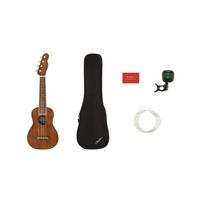 Ukulelės rinkinys Fender Seaside Soprano Uke Pack NAT WN