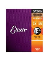 Elixir 16077 Nanoweb Phosphor Bronze 12-56