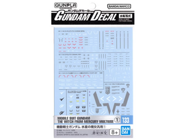 Bandai - Gundam Decal No.133 for Mobile Suit Gundam the Witch from Mercury Multiuse 1, 65081