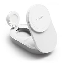 Ringke QI2.2 25W 3in1 Magnetic MagSafe belaidis sulankstomas įkroviklis baltos spalvos