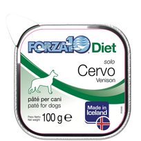 FORZA10 Solo Diet, šunims, briedienos paštetas, 100 g