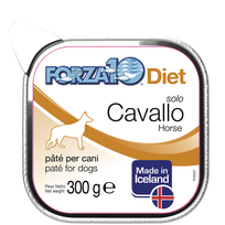 FORZA10 Solo Diet, šunims, arklienos paštetas, 300 g