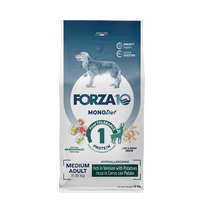 FORZA10 MonoDiet Medium Adult, su elniena ir bulvėmis, šunims sausas pašaras, 12 kg